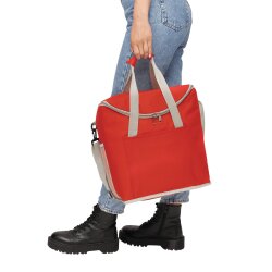 Kühltasche groß faltbar Kühlbox Rot Thermotasche 32x23x37cm Isotasche Picknick