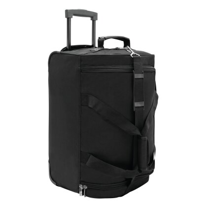 Trolley Reisetasche mit Rollen ca. 50 x 33 x 29 cm 2,3kg 43L Reisetrolley mit Skaterrollen und Schultergurt – Rollentasche ideal für Reisen und Alltag