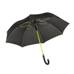 Windfester Regenschirm mit Polyester-Bespannung – Robuster Stockschirm mit 103 cm Durchmesser, 59 cm Speichenlänge und praktischem Knopfdruck-Öffnungsmechanismus!