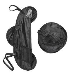 Hundesitz Auto Trennnetz – Sicherer Autositz für Hunde 71x50cm - mit Netztasche und Steckfächern - Hund sicher im Auto!