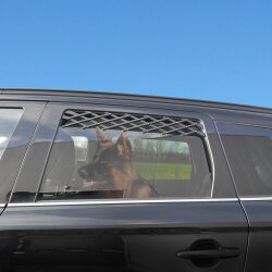 AS Hundegitter Autoscheiben, Sicherheitsgitter verstellbar bis 500x175mm Hundenetz AS