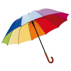 Automatik Regenschirm 19,28 Schirm € cm 2 Pers, Ø125 Stockschirm 688Gr Regenbogen RAINBOW