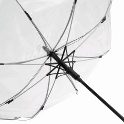 Regenschirm Transparent halbautomatik groß Ø103 cm Stockschirm 420 Gr Schirm