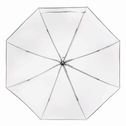 Regenschirm Transparent halbautomatik groß Ø103 cm Stockschirm 420 Gr Schirm