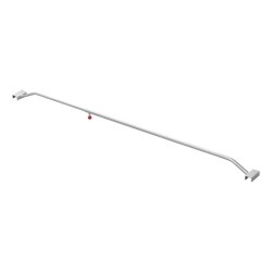 2x Flachplanenbügel Anhänger Planenbügel 132-204 cm 2,5mm Stärke Entwässerung durch Planenspanner – Anhängerzubehör