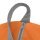 Umhängetasche 37 Liter Orange – Faltbare Reisetasche Ø28 x 55 cm Sporttasche & Weekender in Groß – Ideal als Gymtasche