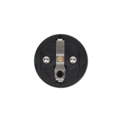 AS Schuko-Stecker 220-250V – Gummistecker und Gerades Ausgangskabel mit Flachstecker Stecker Schutzkontaktstecker mit P44 AS