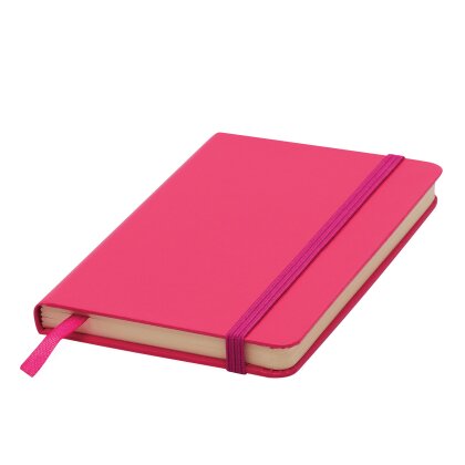 Praktisches A6 Notizbuch kleine Notizbücher 80 Blätter liniert Notizblock Pink