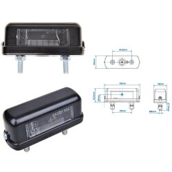 2x Kennzeichenbeleuchtung 12V für Anhänger in...