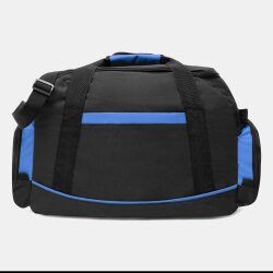 Sporttasche Universal Schwarz/Blau 56L Weekender Damen mit Schuhfach, 60x36x26cm – Reisetasche Herren mit Seitentaschen