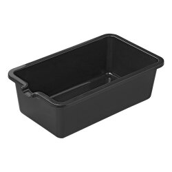 2 x Öl-Auffangwanne Kunststoff – Öl-Wanne für sicheren Ölwechsel, 6L Volumen mit Ausgießer, ca. 390x225x125 mm, ideal für Werkstatt und Garage