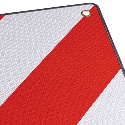 PLANGER® - Warntafel Italien und Spanien 2in1 (50 x 50 cm) - Reflektierendes  Warnschild rot weiß für Heckträger u Fahrradträger : : Auto &  Motorrad