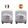 AS Warntafel Alu Fahrradträger Wohnmobil LKW Rot Weiß Italien Spanien AS