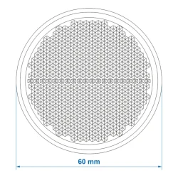 4x Seitenreflektoren Anhänger Reflektor Rund Ø 55mm E4 Prüfzeichen Selbstklebend – Katzenaugen Rückstrahler Sicherheit