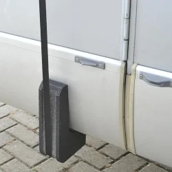 4x Hartschaum Eckenschutz Set – Abstandshalter für Dachschutz, Schaum Schutzecken für Spanngurte bis 4,5 cm Schwarz.