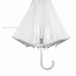 Stockschirm Transparent Damen Herren Groß Regenschirm Durchsichtig Ø101 Hochzeit