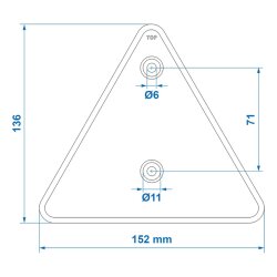 10 x erstklassige Reflektoren für Anhänger, Quads und LKW – Dreiecks- und Rundreflektoren E-Prüfzeichen, optimale Sichtbarkeit und erhöhen die Sicherheit im Straßenverkehr