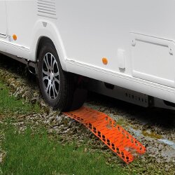 AS 2x Anfahrhilfe faltbar Traktionshilfe Wohnwagen Schneeketten Pannenhilfe Schnee AS