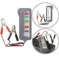 Batterietester 12V mit 6 farbigen LED –...