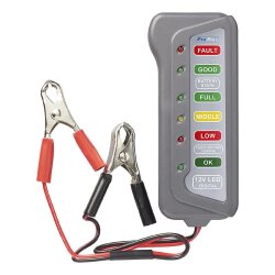 Batterietester 12V mit 6 farbigen LED –...