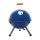 AS Kleiner Kugelgrill Blau mit Grillrost Ø29cm Holzkohle Rundgrill Mini Kugel Grill AS