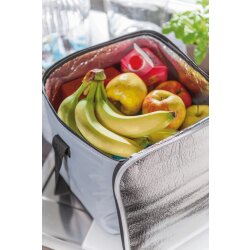 Kühltasche – Faltbare Isliertasche mit isoliertem Reißverschluss Größe ca. 28,5x25x30cm - Verstellbarer Schultergurt