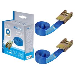 2x Spanngurt blau mit Ratsche 3,5 Meter – Zurrgurt...