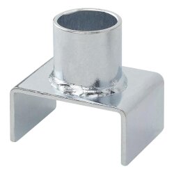 2x Wagenheber-Adapter – hydraulische Wagenheber geeignet, Auflagefläche 54x45mm Stempel Ø 27mm 192 g Autoheber Silber