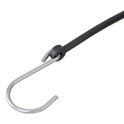 2x S-Haken in Schwarz,  Ø 3,6 cm Haken für Planenspanner 27cm Länge Gummiseil Planenbefestigung Anhänger Ø 1,9 cm Ösen