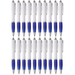 50 x Kugelschreiber Set Kulis Farbe Blau mit...