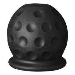 Abdeckung Anhängerkupplung Golfball Schwarz Schutzkappe aus Gummi für max. Ø 50 mm Abdeckkappe Schutzhülle für Kugelkopf