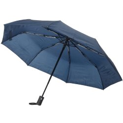 Regenschirm vollautomatik Mini Ø97 Damen Mädchen Herren Fiberglasspeichen marine