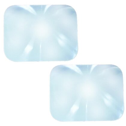 2 x Weitwinkellinse Stufenlinse Fresnel-Linse Selbstk PKW