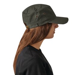 Military-Cap Dunkelgrün mit 4 Luftlöchern...