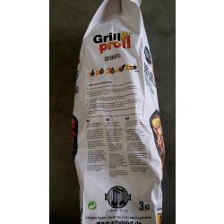 6 x 3 Kg Grillbriketts Aktivkohle 18 Kg Briketts zum Grillen Grillkohle Made in Germany