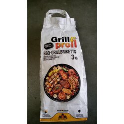 6 x 3 Kg Grillbriketts Aktivkohle 18 Kg Briketts zum Grillen Grillkohle Made in Germany