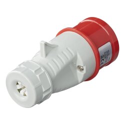 AS 1 x CEE-Stecker 16A 5-polig Max. 6400 W IP44 Starkstromstecker 3P+N+E,6h AS