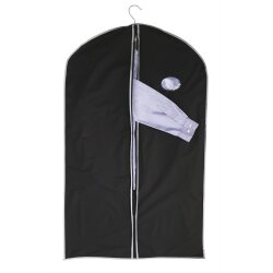 5 x Kleider Sack für Anzüge – 100x60cm – Schwarz – Sichtfenster und Reißverschluss – Anzugtasche & Kleiderschutzhülle