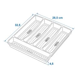 AS Besteckkasten mit 5 Fächer Camping Küche Boot Besteckeinsatz Yacht Wohnmobil AS