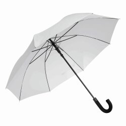 Stockschirm Automatik Ø119 cm Golf Schirm Groß XL Damen Herren Regenschirm Weiß