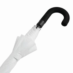 Stockschirm Automatik Ø119 cm Golf Schirm Groß XL Damen Herren Regenschirm Weiß