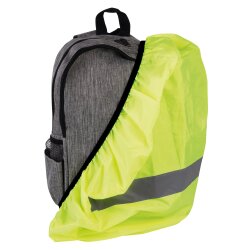 Warnkragen Sicherheitskragen & Regenschutz für Rucksack – reflektierend & sicher im Straßenverkehr. Auch für Schulranzen (20-30L)