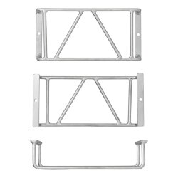 2x Schutzgitter Rückleuchten – Robustes Lampenschutzgitter für Anhänger - 270 x 132 x 68 mm - Schutz für Rückleuchten