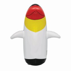 Aufblasbarer Wackel-Pinguin 65cm Wasserspielzeug Pool Spielzeug Kindergeburstag