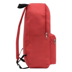 Kleiner Rucksack 30x10,5x39,5 cm verwendbar als Kinderrucksack Damen Herren Rot