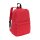 Kleiner Rucksack 30x10,5x39,5 cm verwendbar als Kinderrucksack Damen Herren Rot