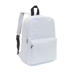 Kleiner Rucksack 30x10,5x39,5 cm verwendbar als Kinderrucksack Damen Herren Weiß