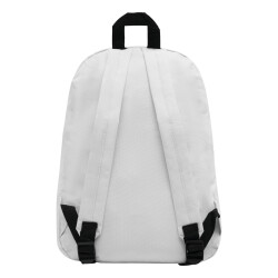 Kleiner Rucksack 30x10,5x39,5 cm verwendbar als Kinderrucksack Damen Herren Weiß