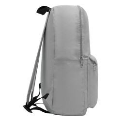 Kleiner Rucksack 30x10x39 cm Kleinerrucksack 2 Fächer verwendbar Damen - Herren Grau