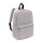 Kleiner Rucksack 30x10x39 cm Kleinerrucksack 2 Fächer verwendbar Damen - Herren Grau